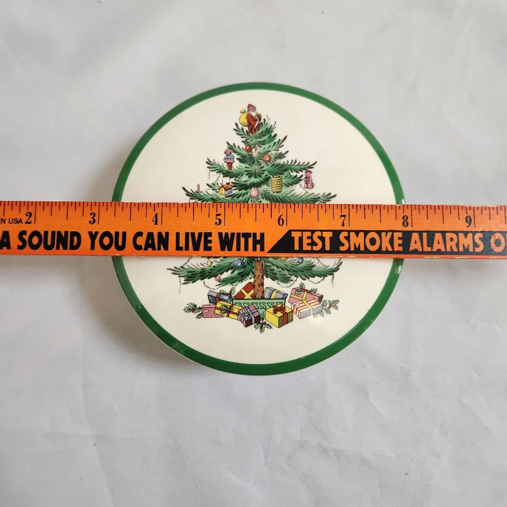 Spode Christmas Tree Candy Dish Trinket Box